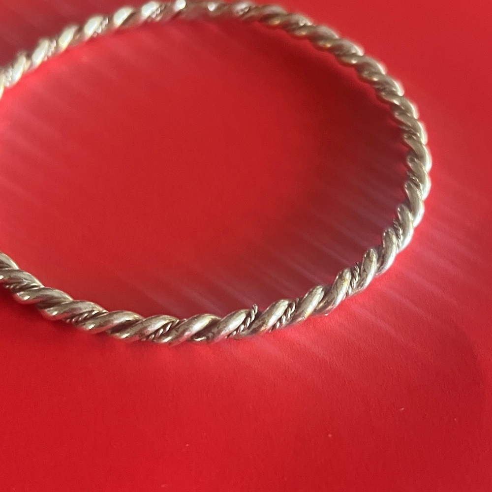 Silver Twisted Bracelet - Picture 2 of 5